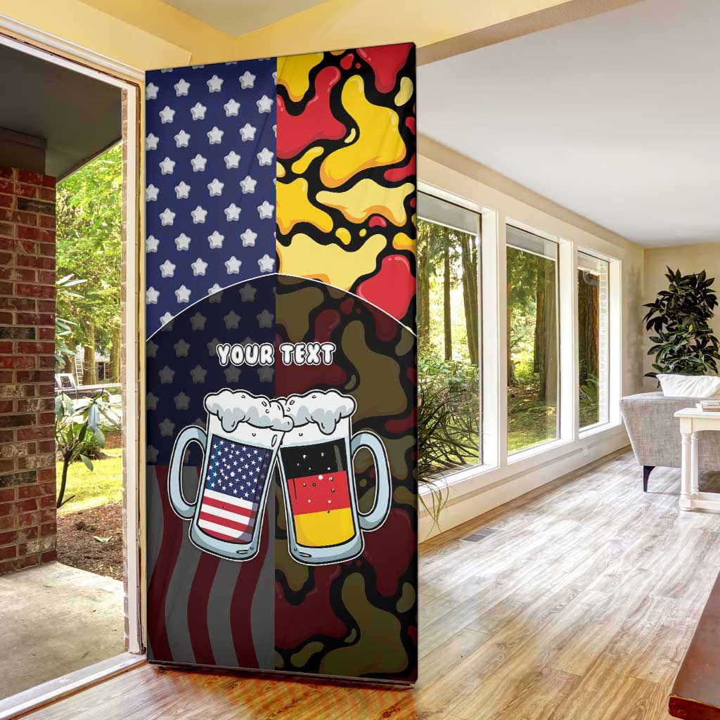 Personalized Germany American Heritage Month Door Cover Beer Funny Style - Wonder Print Shop