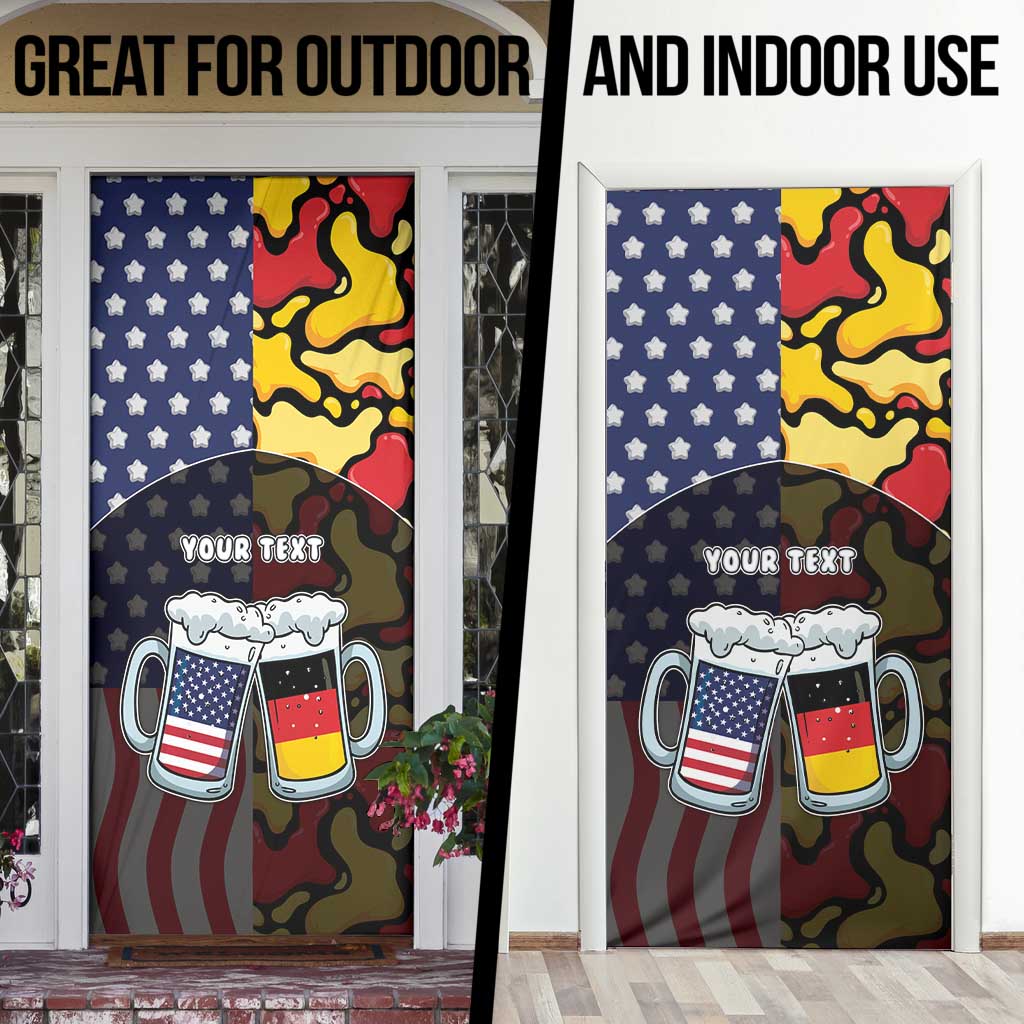 Personalized Germany American Heritage Month Door Cover Beer Funny Style - Wonder Print Shop