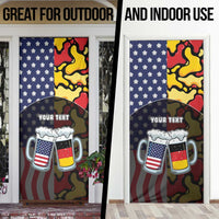 Personalized Germany American Heritage Month Door Cover Beer Funny Style - Wonder Print Shop