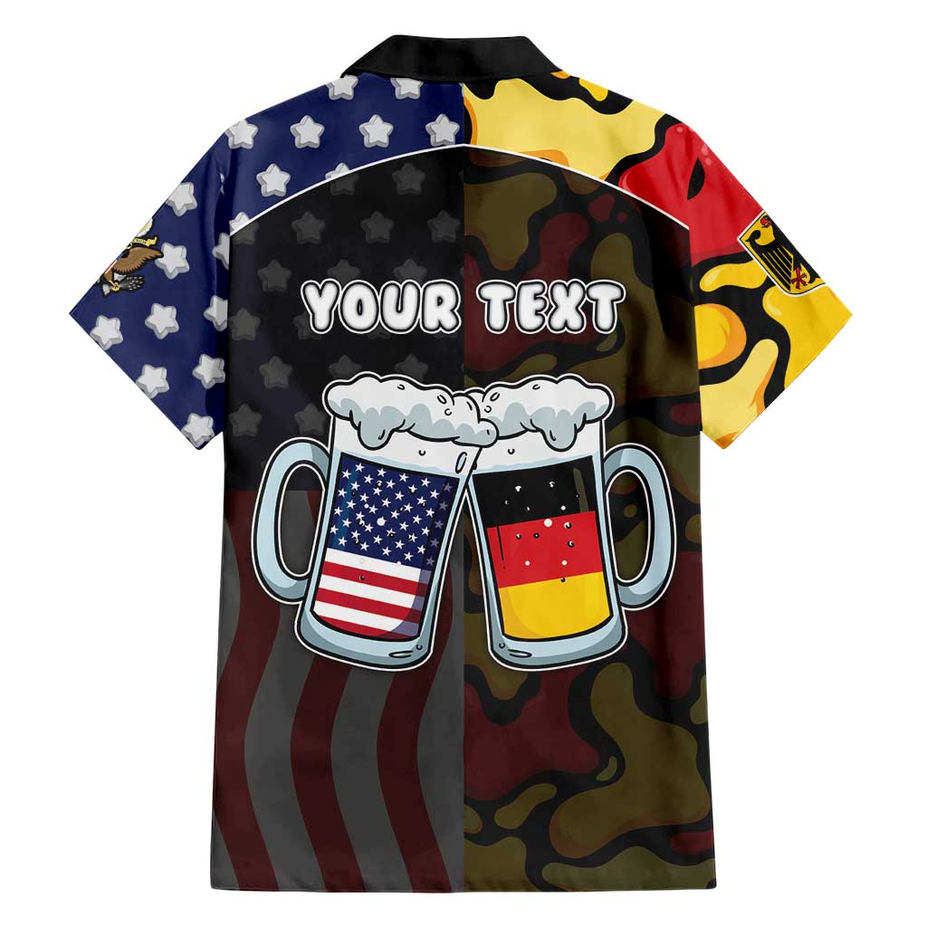 Personalized Germany American Heritage Month Family Matching Off The Shoulder Long Sleeve Dress and Hawaiian Shirt Beer Funny Style - Wonder Print Shop