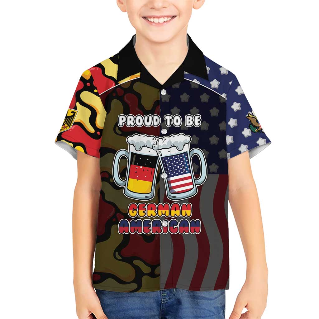 Personalized Germany American Heritage Month Family Matching Off Shoulder Short Dress and Hawaiian Shirt Beer Funny Style - Wonder Print Shop
