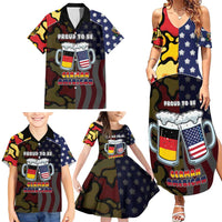 Personalized Germany American Heritage Month Family Matching Summer Maxi Dress and Hawaiian Shirt Beer Funny Style - Wonder Print Shop