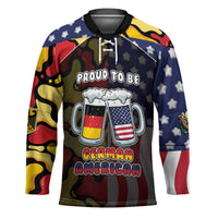 Personalized Germany American Heritage Month Hockey Jersey Beer Funny Style - Wonder Print Shop
