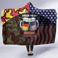 Germany American Heritage Month Hooded Blanket Beer Funny Style - Wonder Print Shop