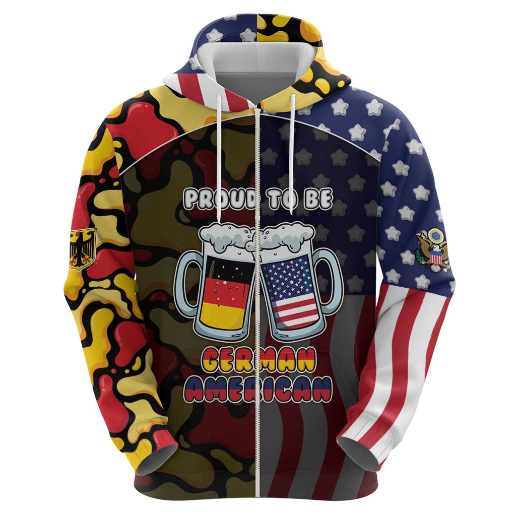 Personalized Germany American Heritage Month Hoodie Beer Funny Style - Wonder Print Shop