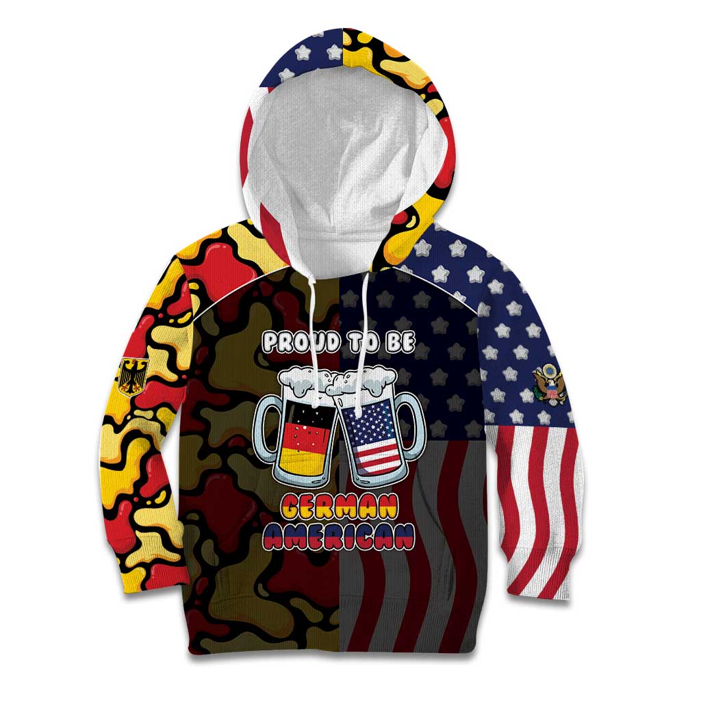 Personalized Germany American Heritage Month Kid Hoodie Beer Funny Style - Wonder Print Shop