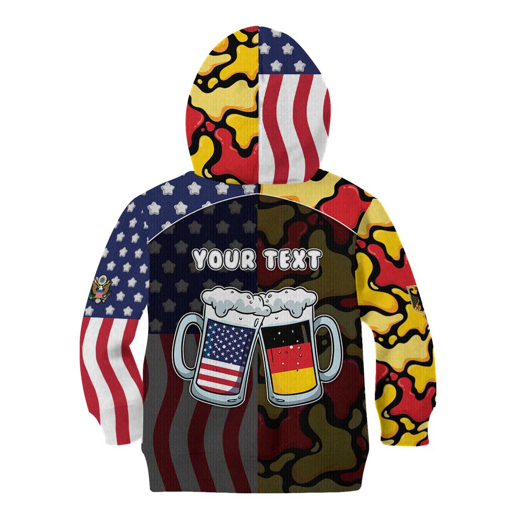 Personalized Germany American Heritage Month Kid Hoodie Beer Funny Style - Wonder Print Shop