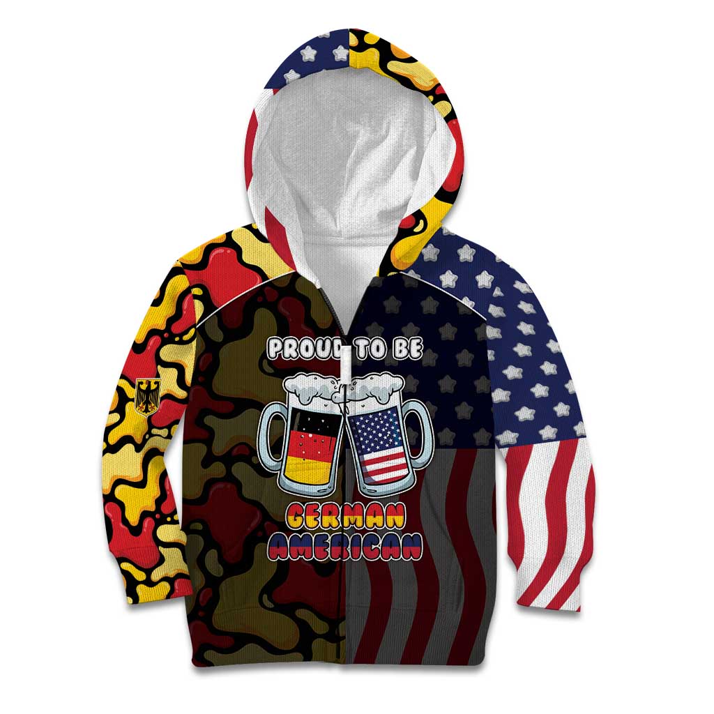 Personalized Germany American Heritage Month Kid Hoodie Beer Funny Style - Wonder Print Shop