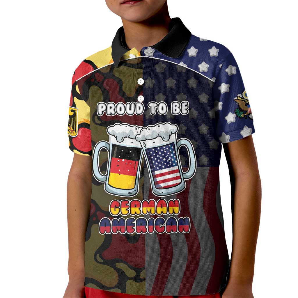 Personalized Germany American Heritage Month Kid Polo Shirt Beer Funny Style - Wonder Print Shop