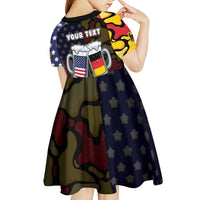 Personalized Germany American Heritage Month Kid Short Sleeve Dress Beer Funny Style - Wonder Print Shop