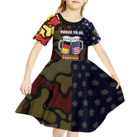 Personalized Germany American Heritage Month Kid Short Sleeve Dress Beer Funny Style - Wonder Print Shop