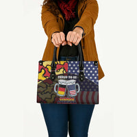 Germany American Heritage Month Leather Bag Beer Funny Style - Wonder Print Shop