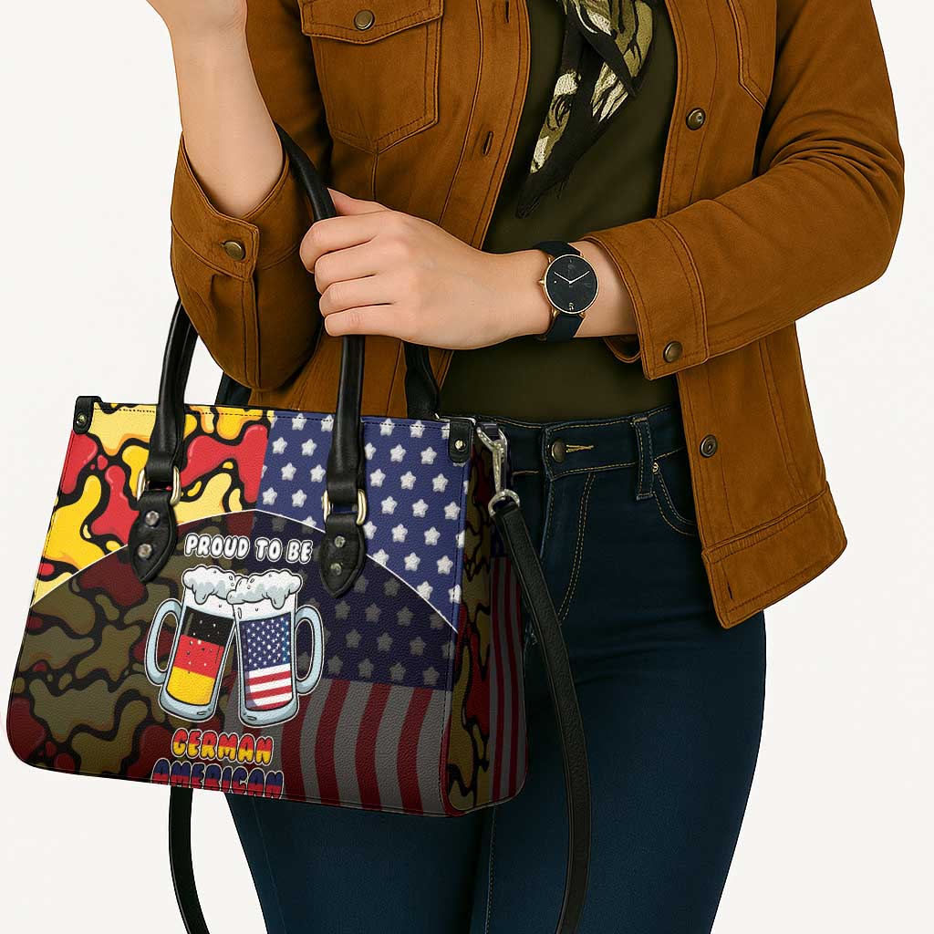 Germany American Heritage Month Leather Bag Beer Funny Style - Wonder Print Shop