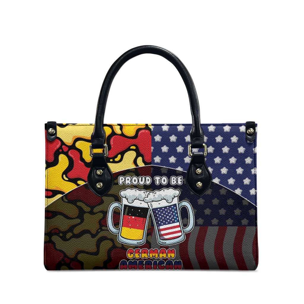 Germany American Heritage Month Leather Bag Beer Funny Style - Wonder Print Shop