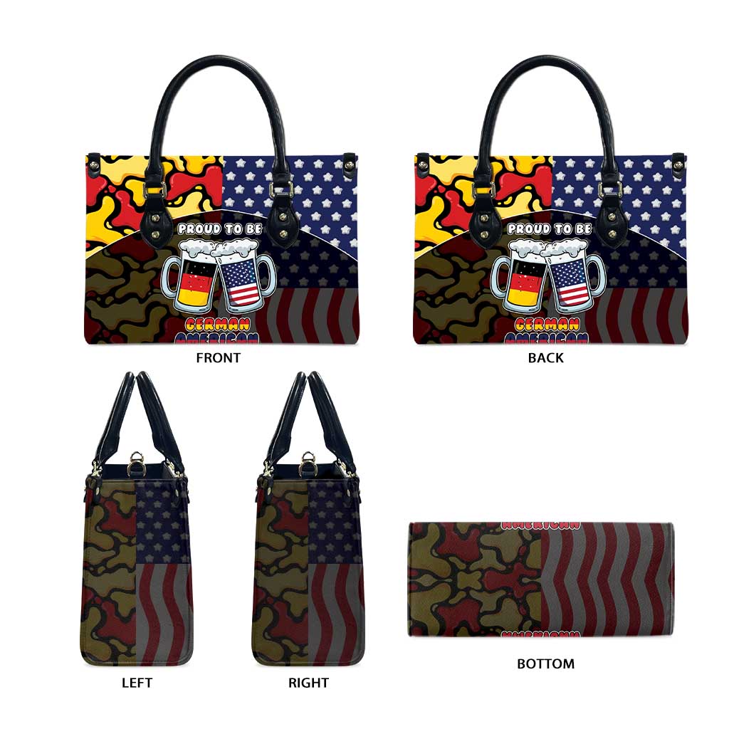 Germany American Heritage Month Leather Bag Beer Funny Style - Wonder Print Shop
