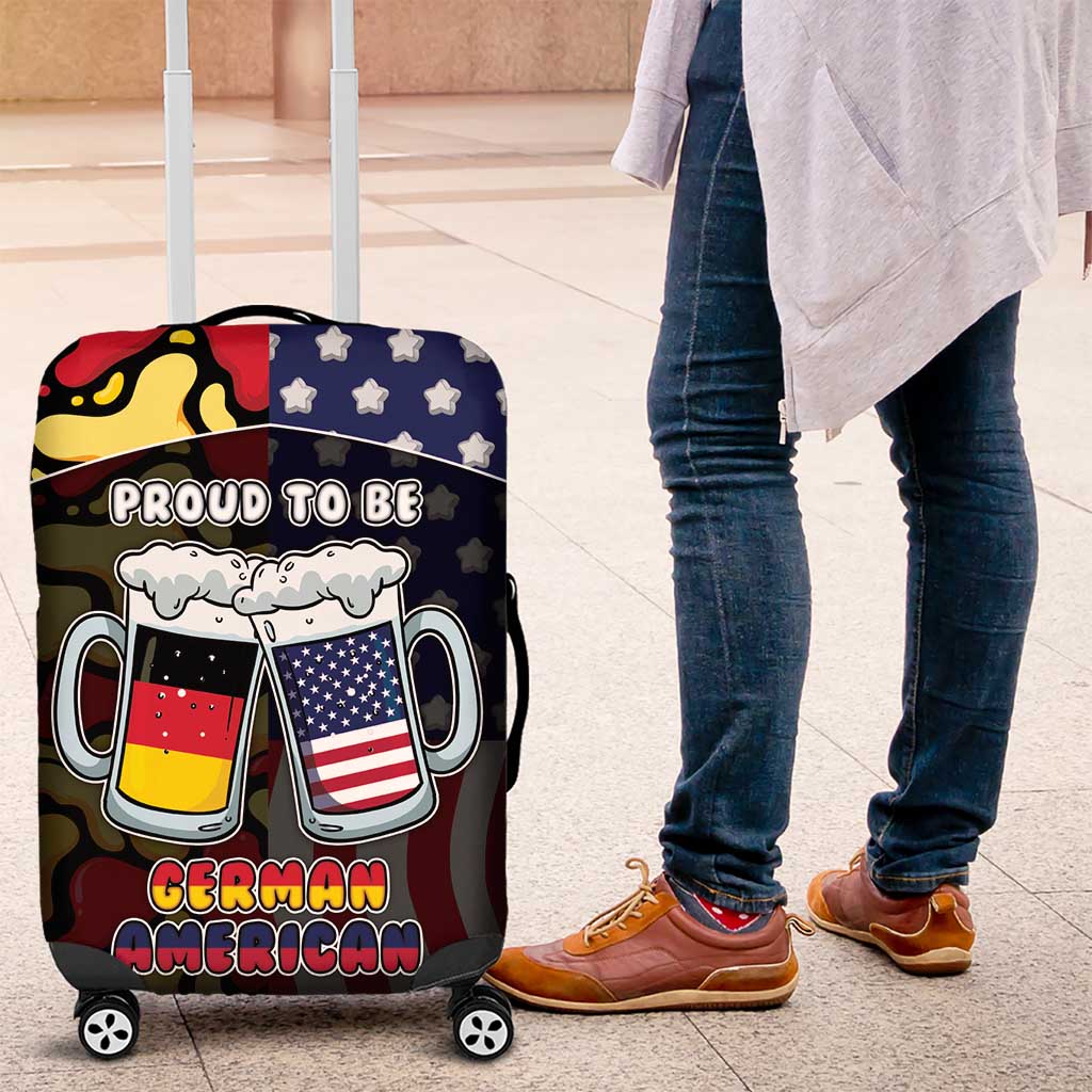 Germany American Heritage Month Luggage Cover Beer Funny Style - Wonder Print Shop