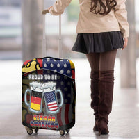 Germany American Heritage Month Luggage Cover Beer Funny Style - Wonder Print Shop