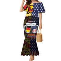 Personalized Germany American Heritage Month Mermaid Dress Beer Funny Style - Wonder Print Shop