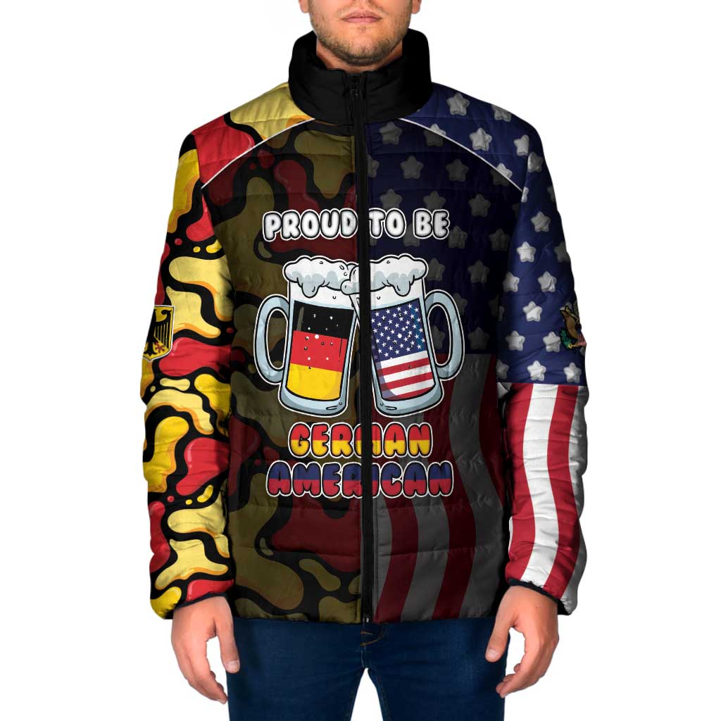 Personalized Germany American Heritage Month Padded Jacket Beer Funny Style - Wonder Print Shop
