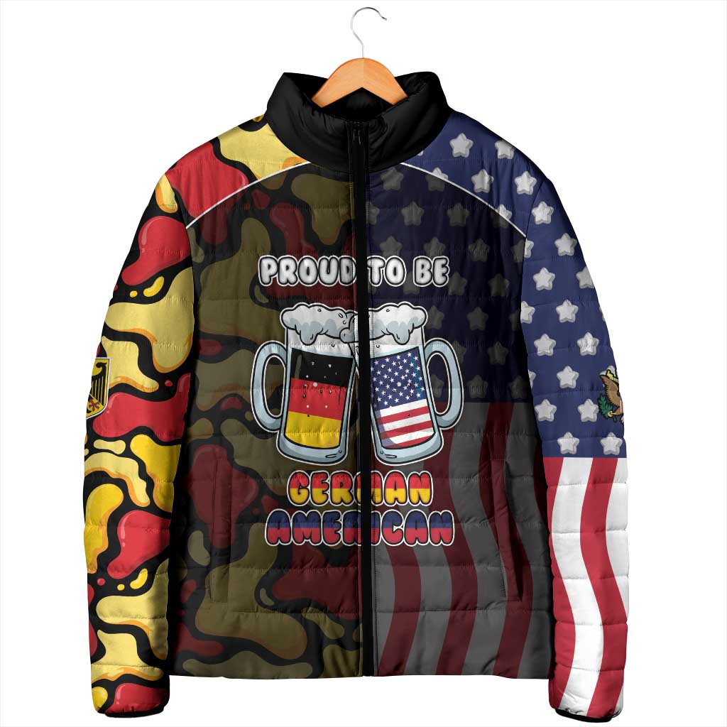 Personalized Germany American Heritage Month Padded Jacket Beer Funny Style - Wonder Print Shop