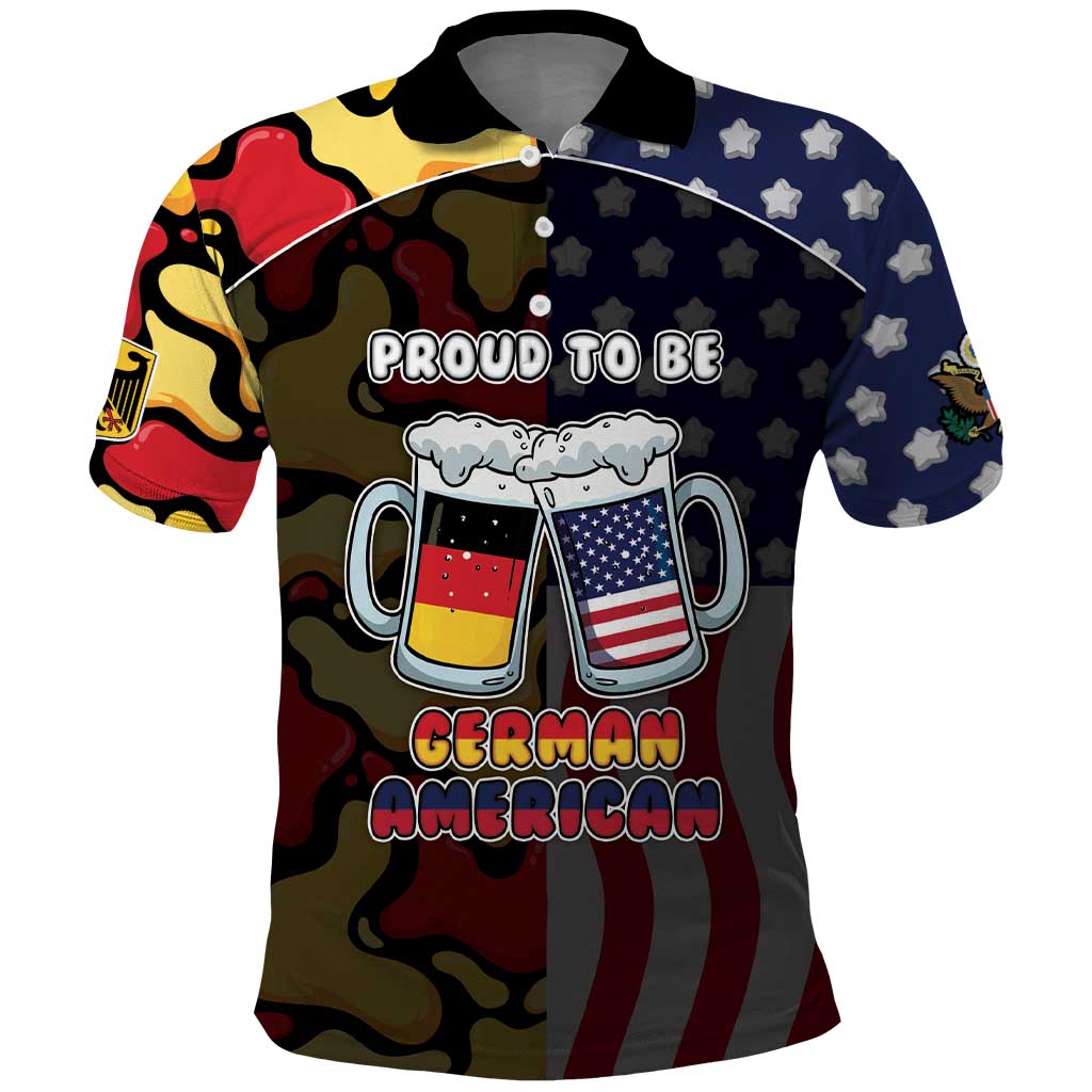 Personalized Germany American Heritage Month Polo Shirt Beer Funny Style - Wonder Print Shop