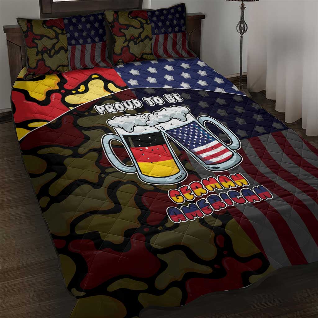 Germany American Heritage Month Quilt Bed Set Beer Funny Style - Wonder Print Shop