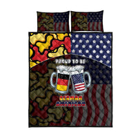 Germany American Heritage Month Quilt Bed Set Beer Funny Style - Wonder Print Shop