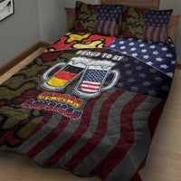 Germany American Heritage Month Quilt Bed Set Beer Funny Style - Wonder Print Shop