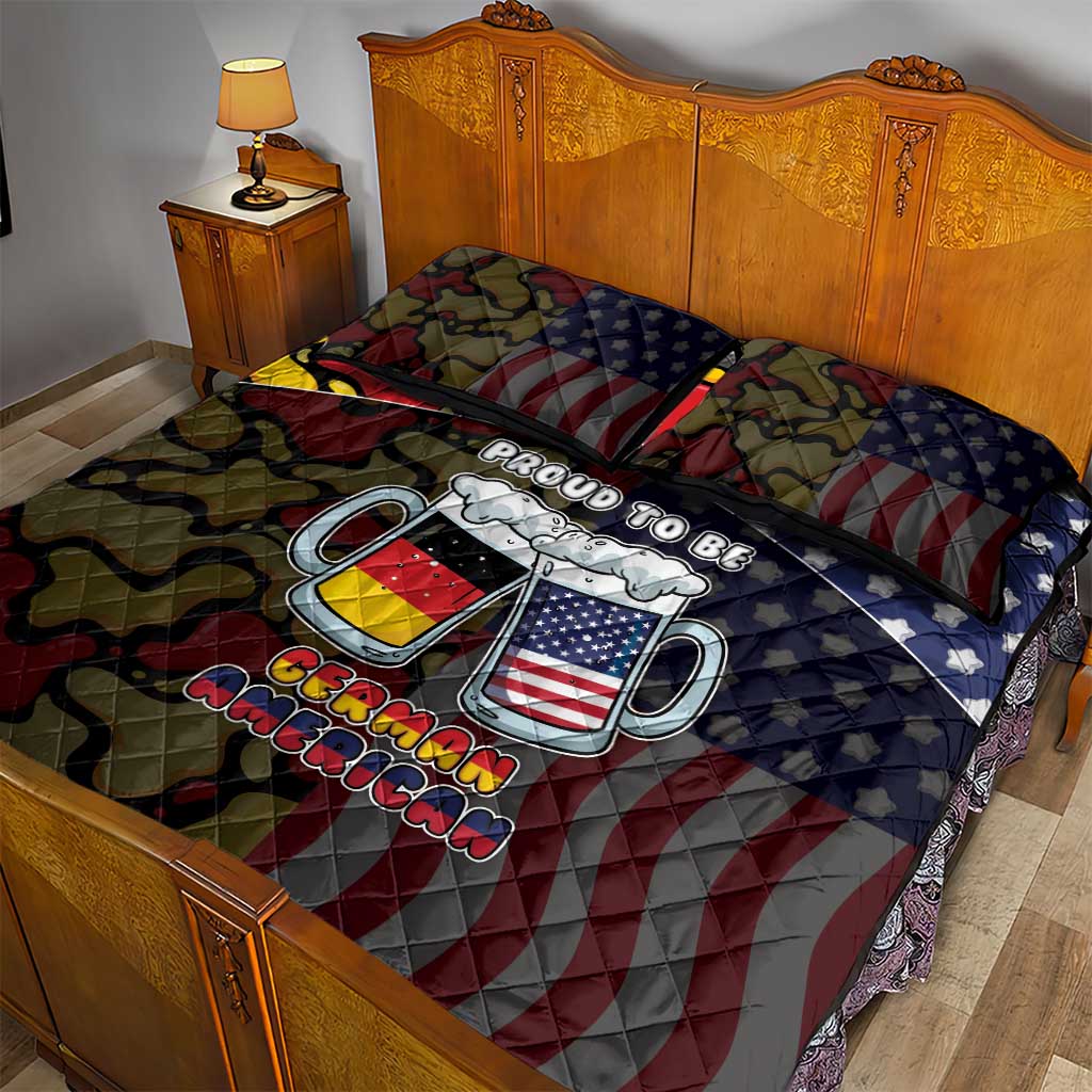 Germany American Heritage Month Quilt Bed Set Beer Funny Style - Wonder Print Shop