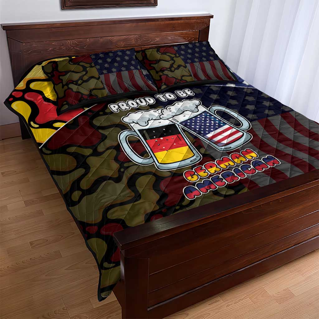 Germany American Heritage Month Quilt Bed Set Beer Funny Style - Wonder Print Shop
