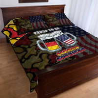 Germany American Heritage Month Quilt Bed Set Beer Funny Style - Wonder Print Shop