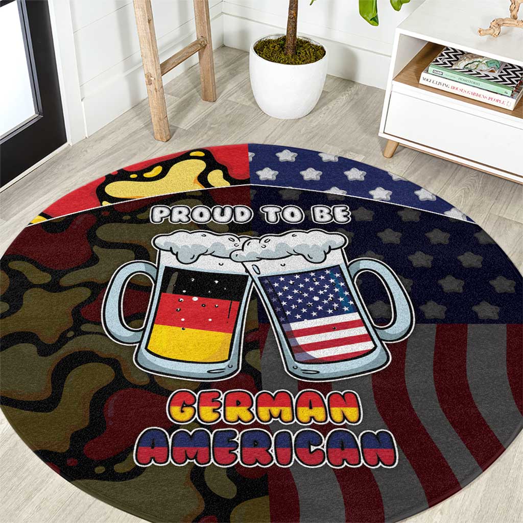 Germany American Heritage Month Round Carpet Beer Funny Style - Wonder Print Shop