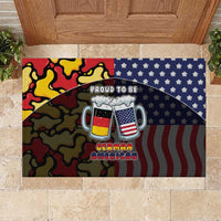 Germany American Heritage Month Rubber Doormat Beer Funny Style - Wonder Print Shop