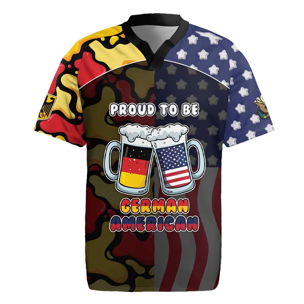 Personalized Germany American Heritage Month Rugby Jersey Beer Funny Style - Wonder Print Shop