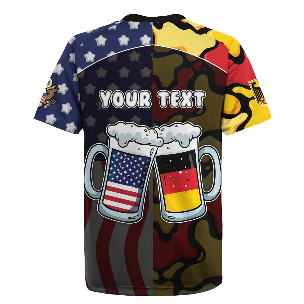 Personalized Germany American Heritage Month Rugby Jersey Beer Funny Style - Wonder Print Shop