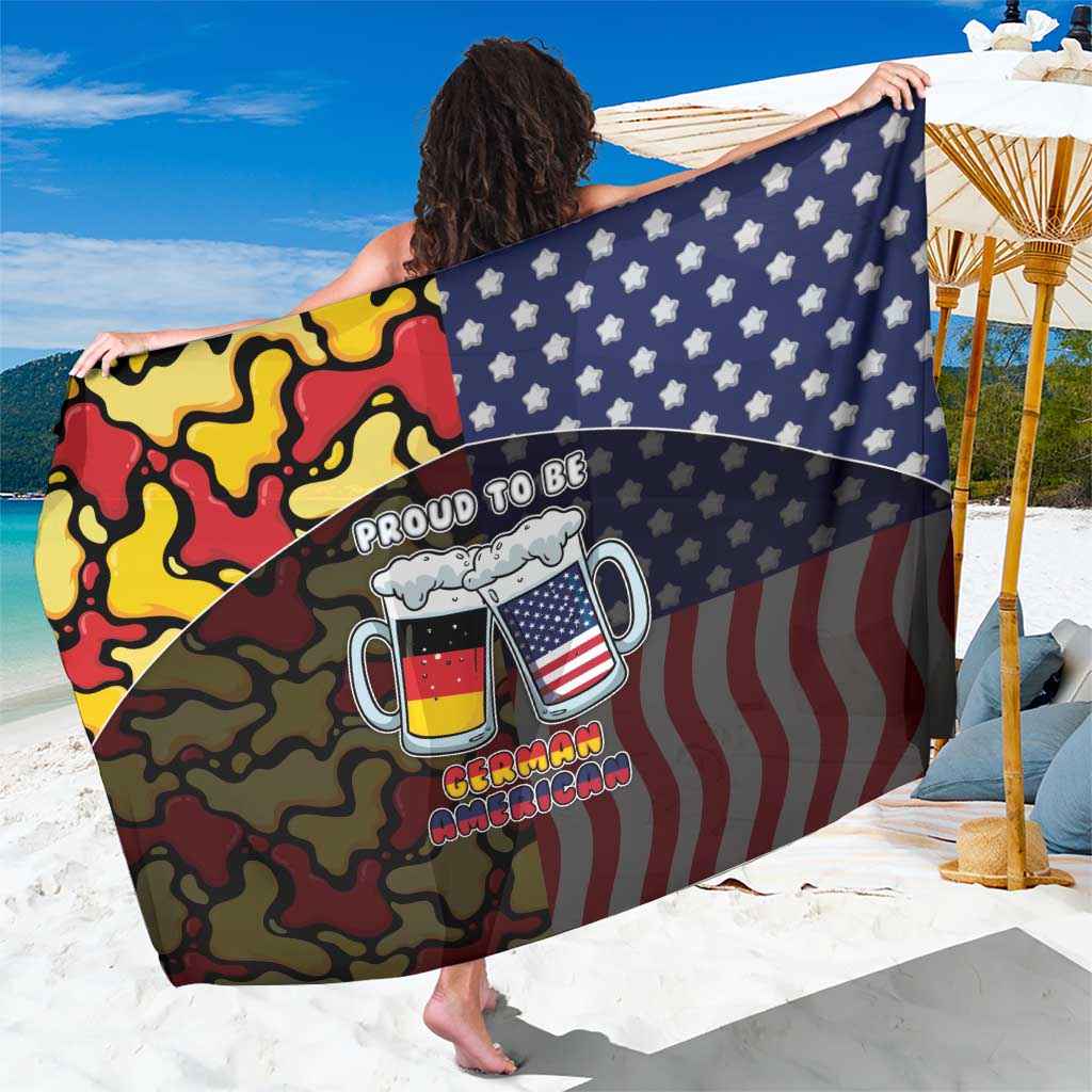 Germany American Heritage Month Sarong Beer Funny Style - Wonder Print Shop