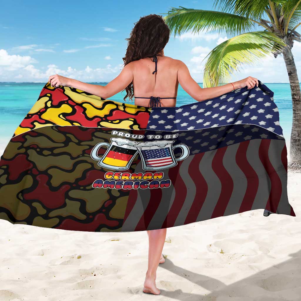 Germany American Heritage Month Sarong Beer Funny Style - Wonder Print Shop