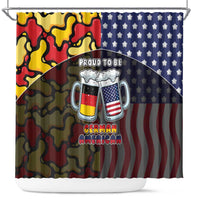 Germany American Heritage Month Shower Curtain Beer Funny Style - Wonder Print Shop