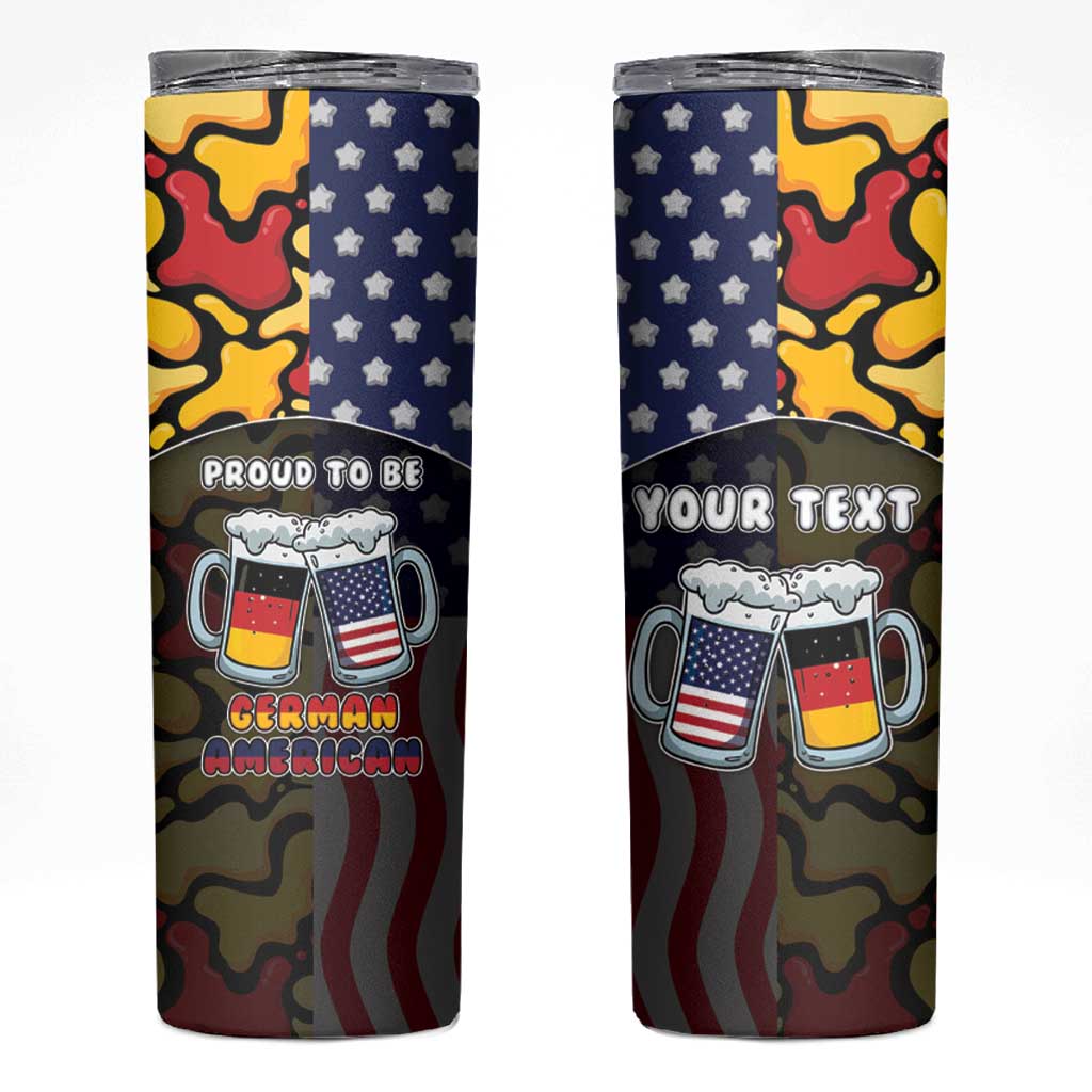 Personalized Germany American Heritage Month Skinny Tumbler Beer Funny Style - Wonder Print Shop