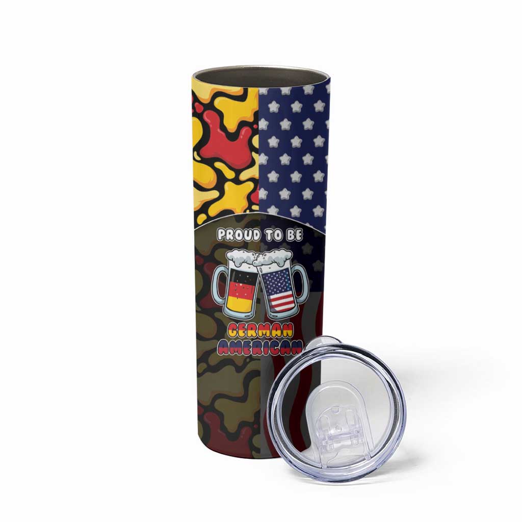 Personalized Germany American Heritage Month Skinny Tumbler Beer Funny Style - Wonder Print Shop