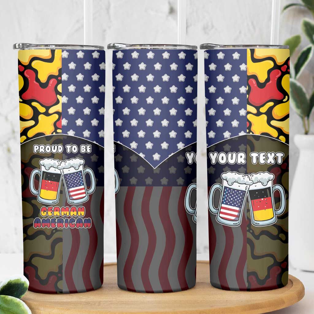 Personalized Germany American Heritage Month Skinny Tumbler Beer Funny Style - Wonder Print Shop