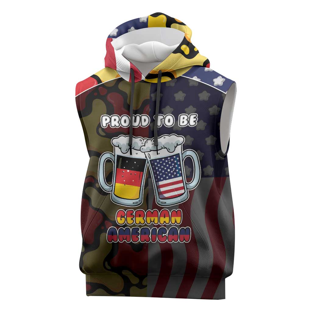Personalized Germany American Heritage Month Sleeveless Hoodie Beer Funny Style - Wonder Print Shop