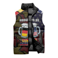 Personalized Germany American Heritage Month Sleeveless Puffer Jacket Beer Funny Style - Wonder Print Shop
