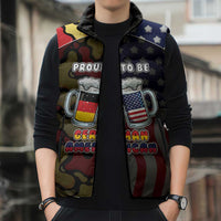 Personalized Germany American Heritage Month Sleeveless Puffer Jacket Beer Funny Style - Wonder Print Shop