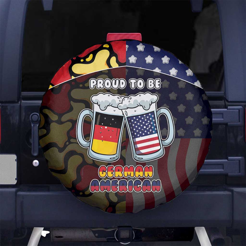 Germany American Heritage Month Spare Tire Cover Beer Funny Style - Wonder Print Shop