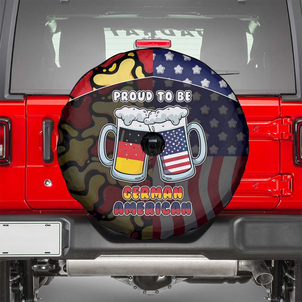 Germany American Heritage Month Spare Tire Cover Beer Funny Style - Wonder Print Shop