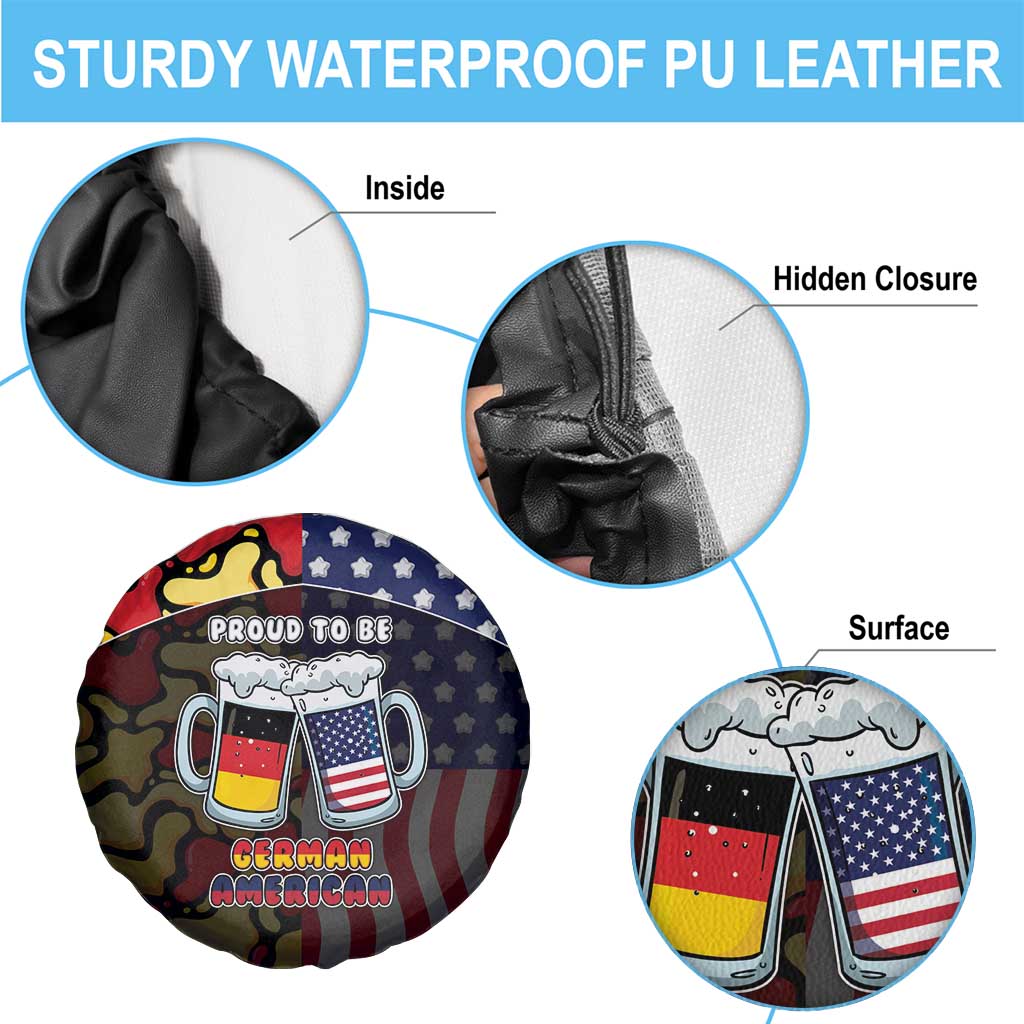 Germany American Heritage Month Spare Tire Cover Beer Funny Style - Wonder Print Shop