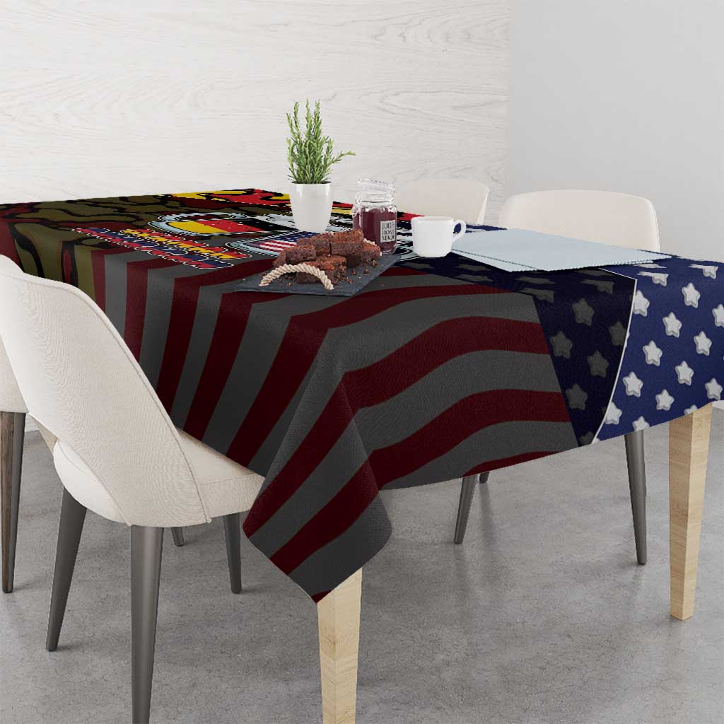 Germany American Heritage Month Tablecloth Beer Funny Style - Wonder Print Shop
