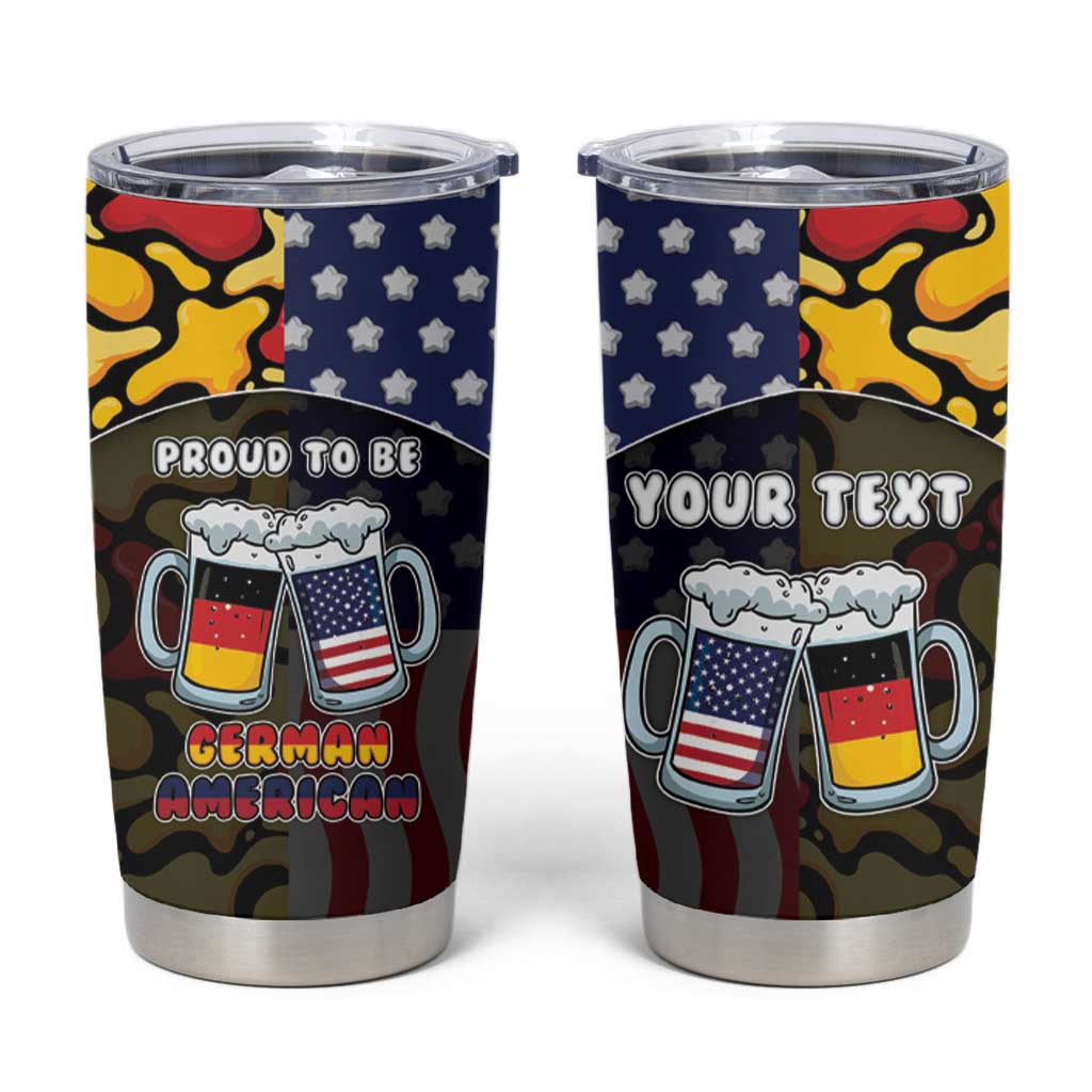 Personalized Germany American Heritage Month Tumbler Cup Beer Funny Style - Wonder Print Shop