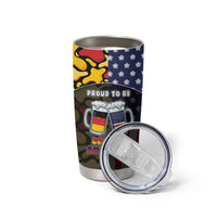 Personalized Germany American Heritage Month Tumbler Cup Beer Funny Style - Wonder Print Shop